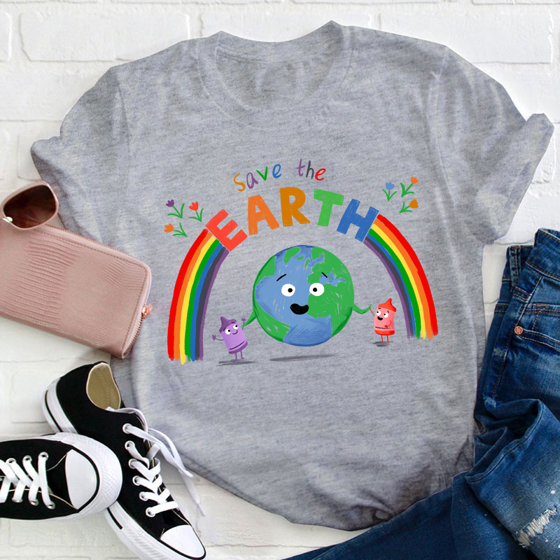 Save The Earth Teacher T-Shirt