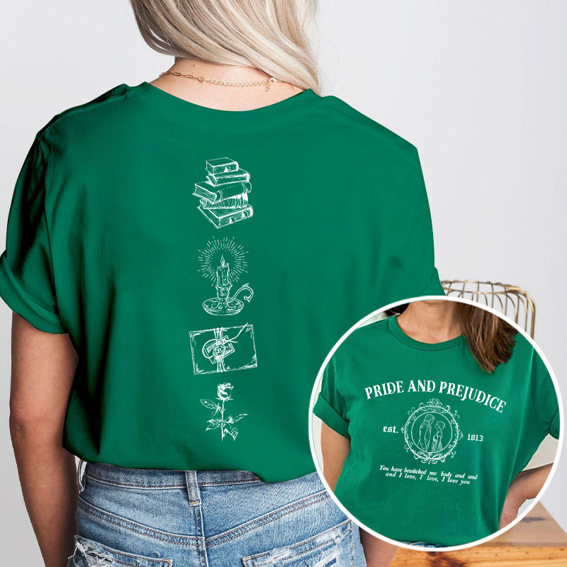 Pride And Prejudice Teacher Two Sided T-Shirt