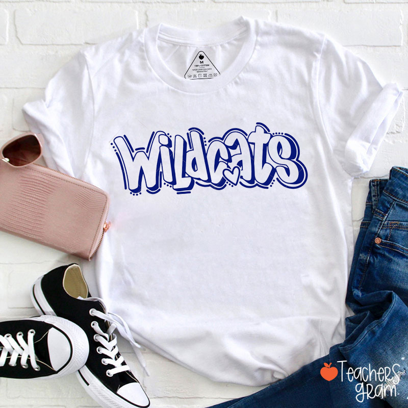 Personalized Mascot Simple Design Teacher T-Shirt