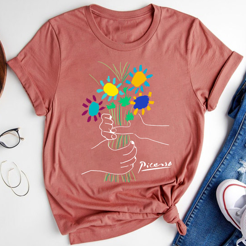 A Bouquet Of Flowers Teacher T-Shirt