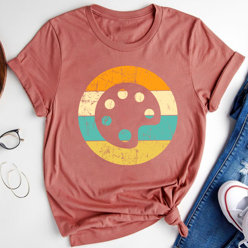 Paint Palette Art Teacher T-Shirt