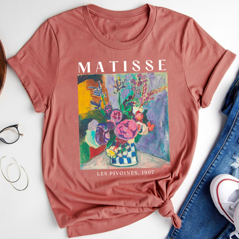 Matisse Les Pivoines 1907 Teacher T-Shirt