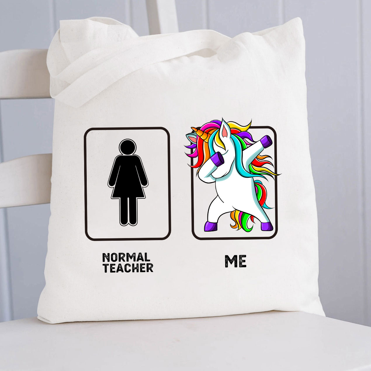Normal Teacher & Me Tote Bag
