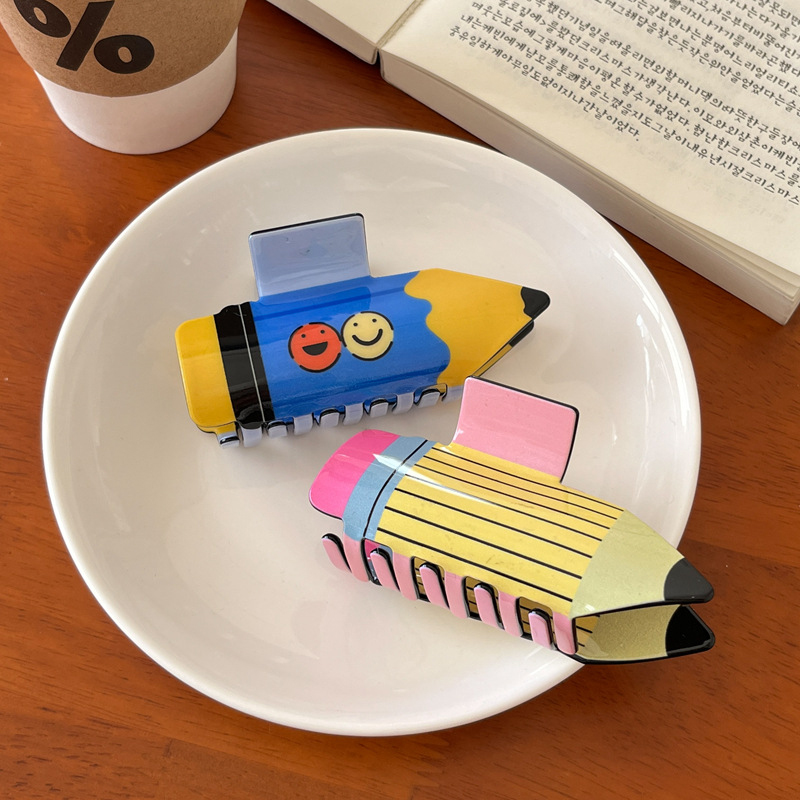Cute Pencil Claw Clip