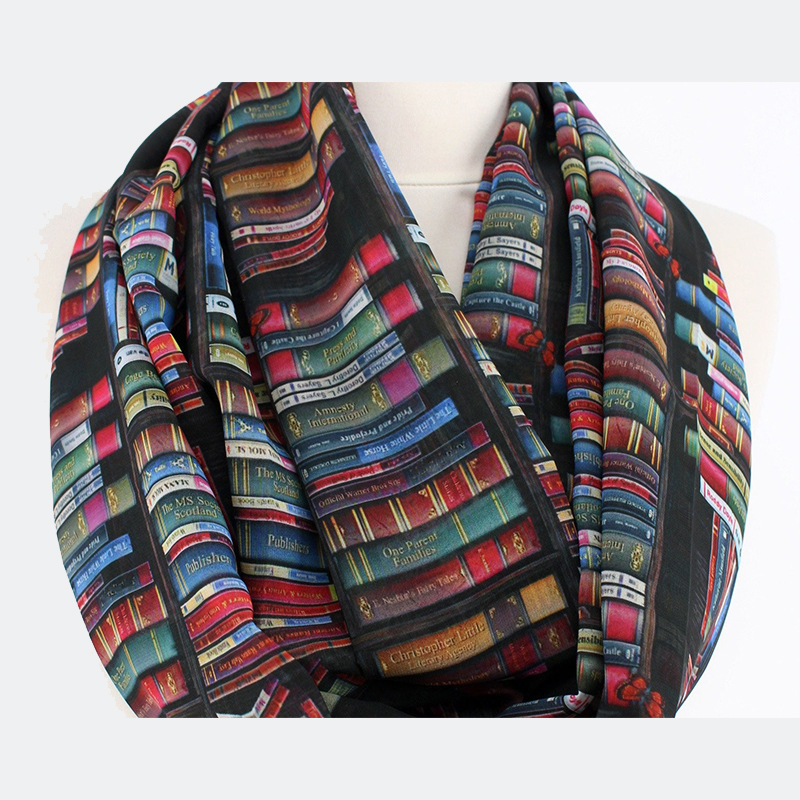 Bookshelf Scarf Infinity Scarf