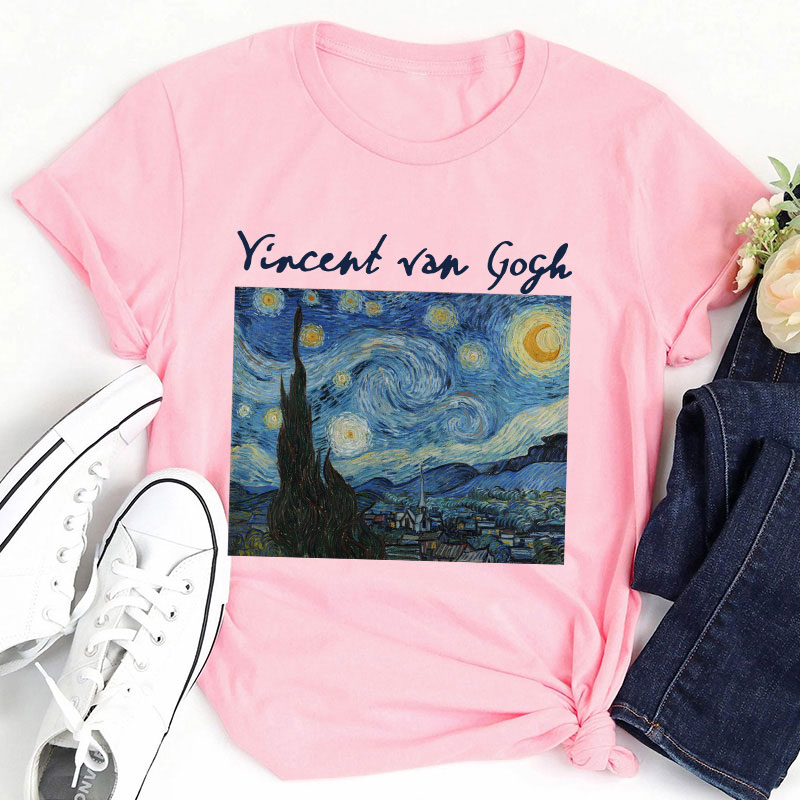 Starry Starry Night Teacher T-Shirt