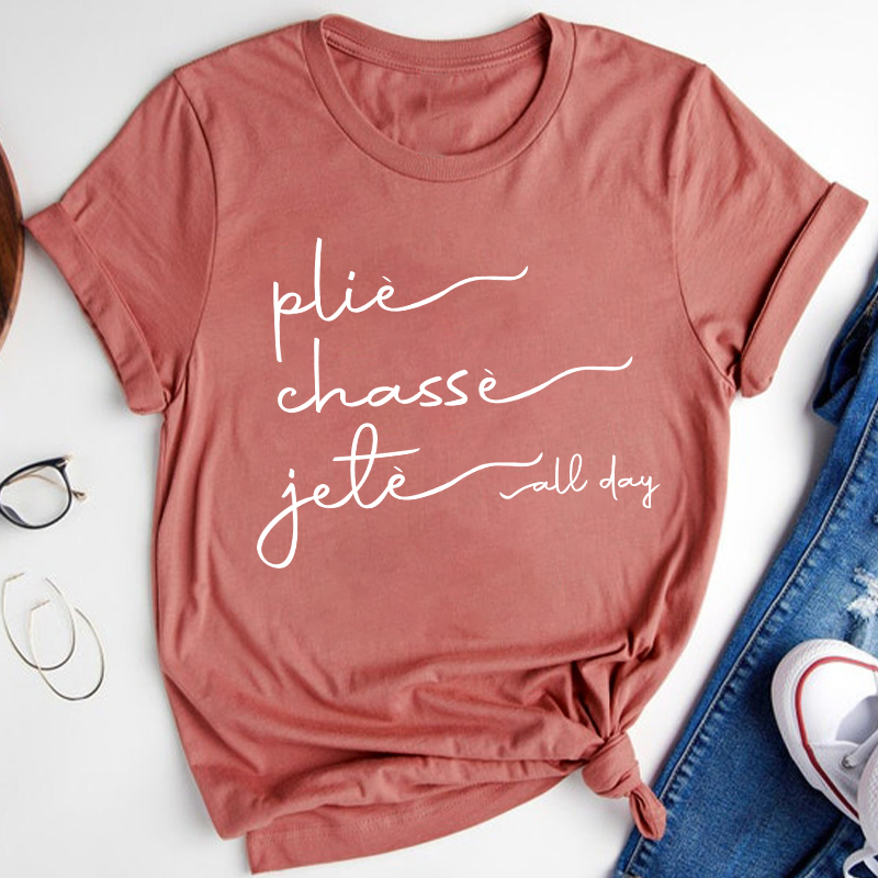 Plie Chasse Jete Dance Teacher T-Shirt