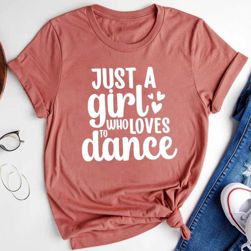 Just A Girl To Who Loves Dance Teacher T-Shirt Sale-Teachersgram