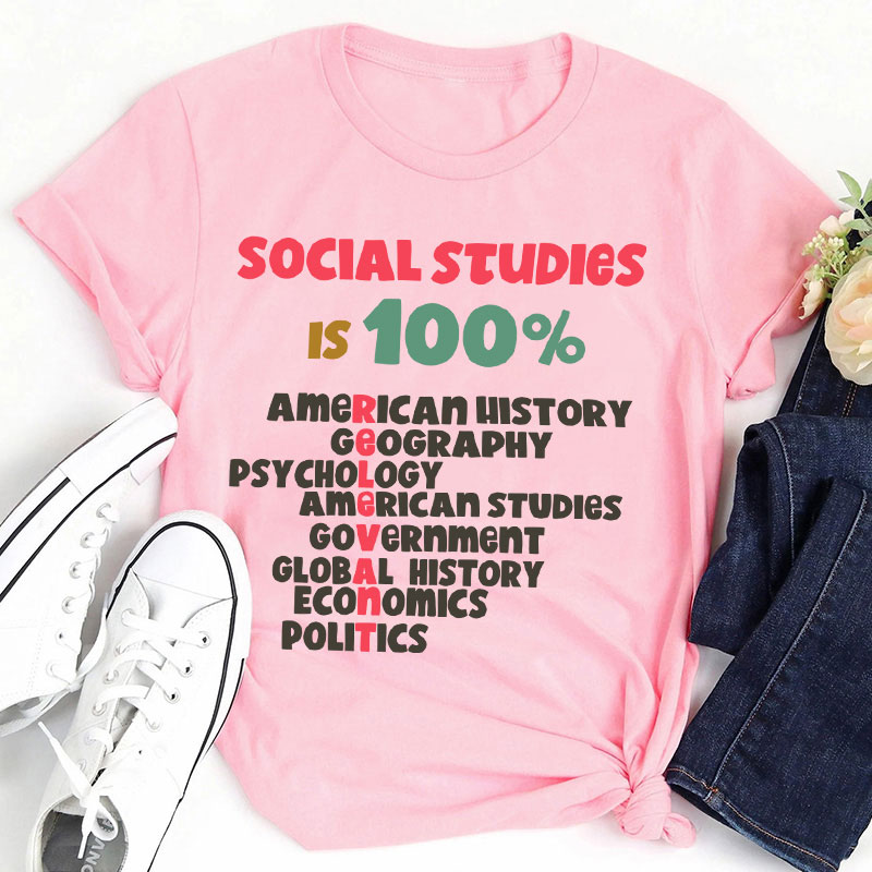 Social Studies Is Relevant Teacher T-Shirt