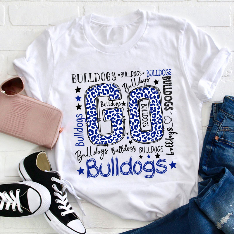 Personalized Shirt Go School Mascot Love School Teacher T-Shirt Sale-Teachersgram
