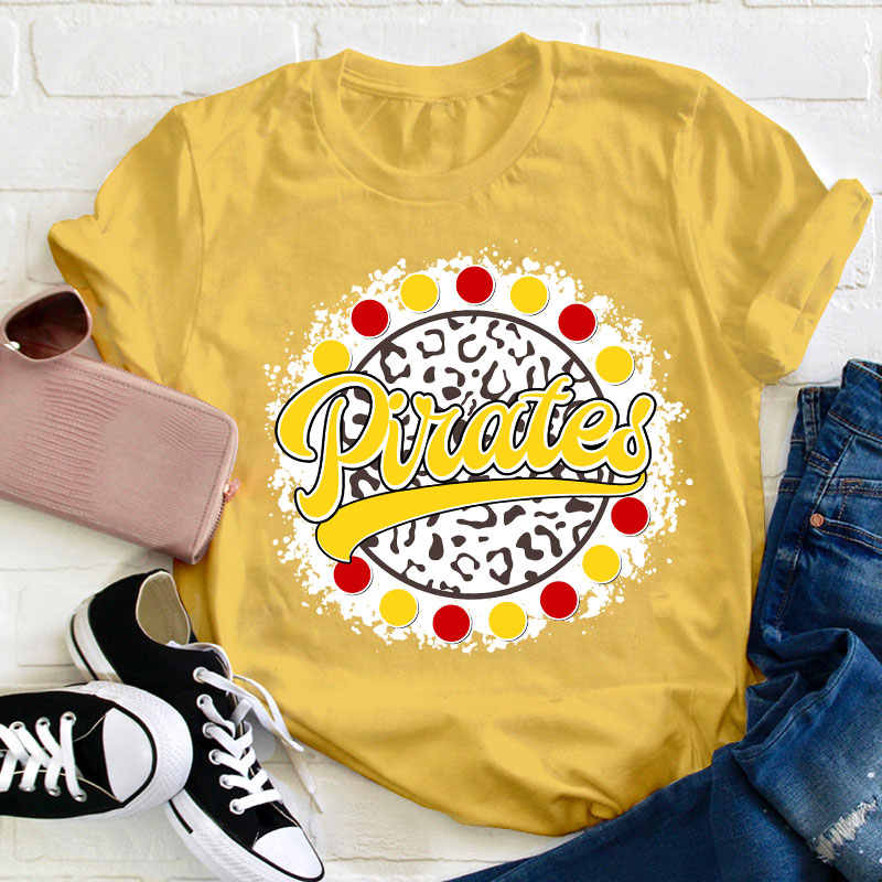 Personalized Mascot Retro Vintage Style Teacher T-Shirt