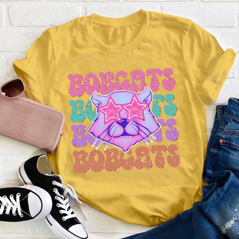 Personalized Preppy Star Eyes Favorite Team Teacher T-Shirt