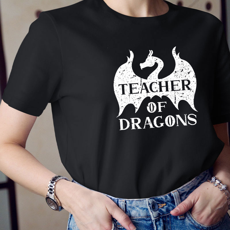 Teacher Of Dragons Teacher T-Shirt