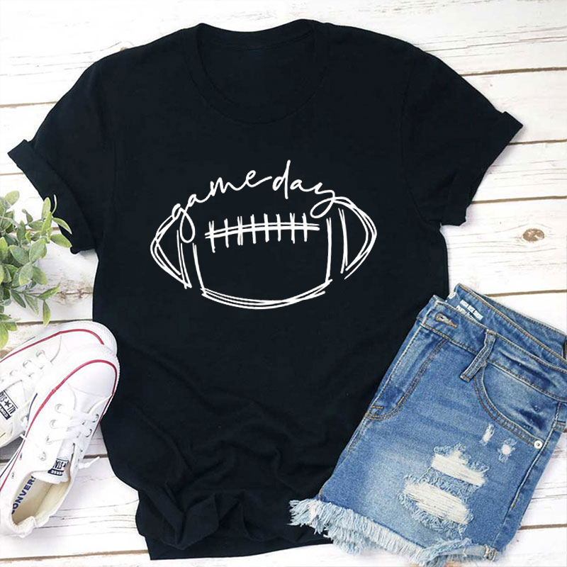 Personalized School Mascot Game Day Teacher T-Shirt