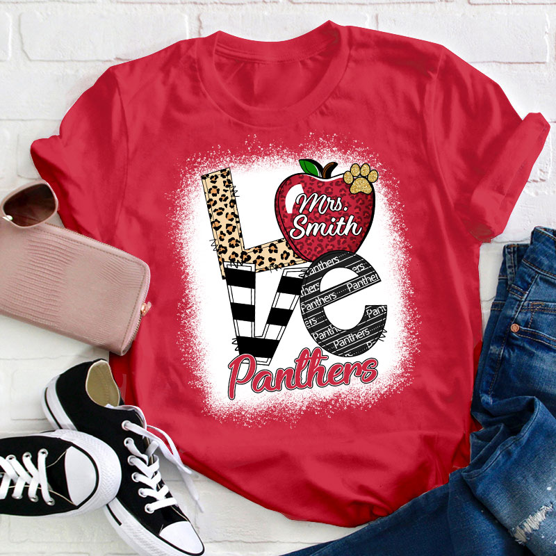 Personalized I Will Always Love Our Team Teacher T-Shirt