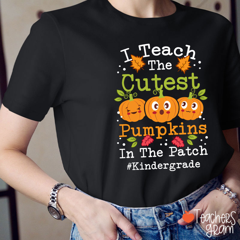 Personalized I Teach The Cutest Pumpkins Pre-k T-Shirt