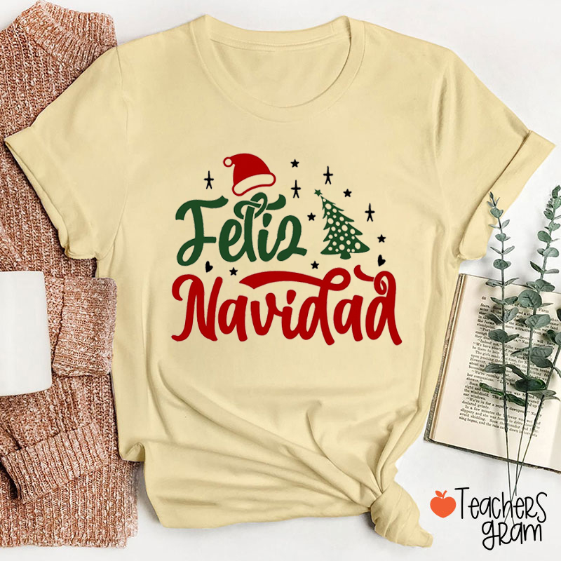 Feliz Navidad Teacher T-Shirt