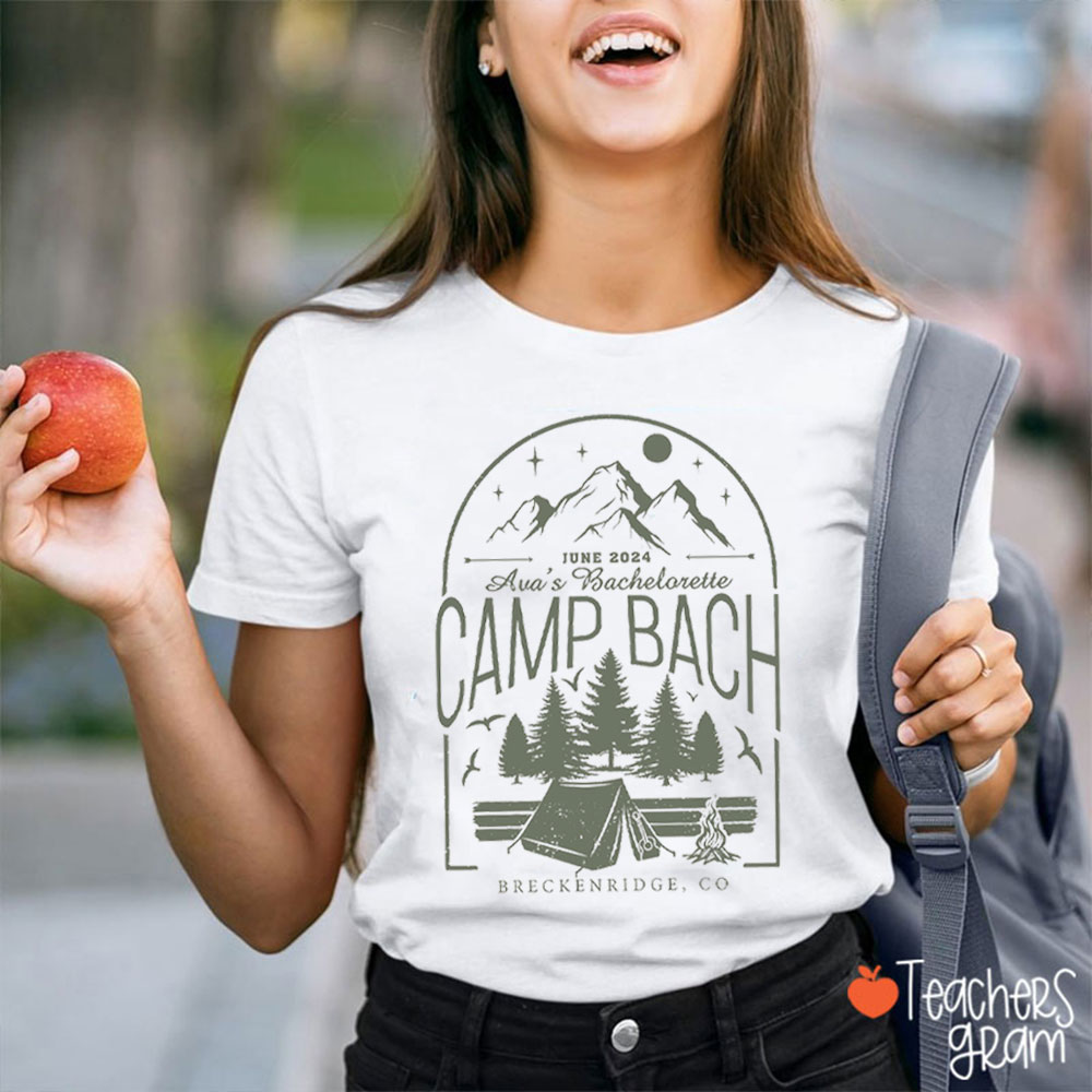 Personalized Camp Bach Teacher T-Shirt