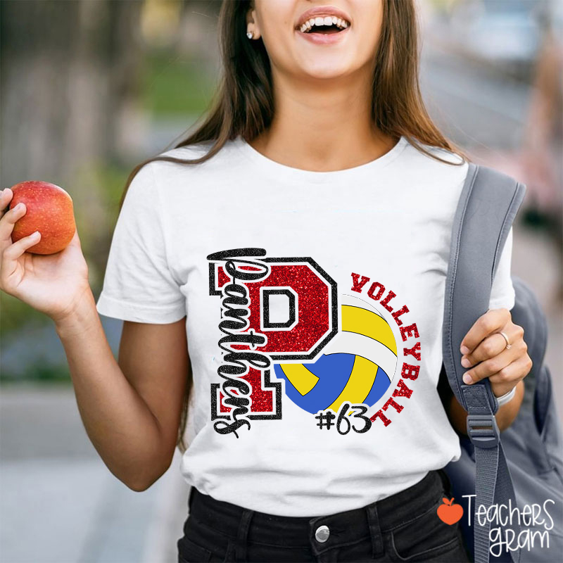 Personalized Text And Sport Game Day Teacher T-Shirt