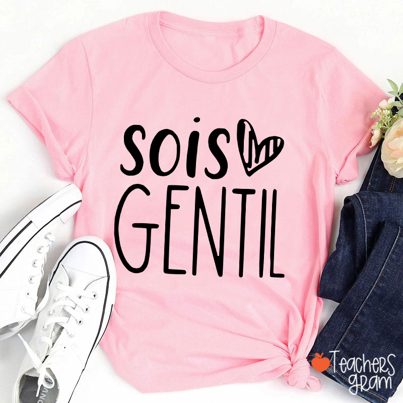 Sois Gentil French Teacher T-Shirt