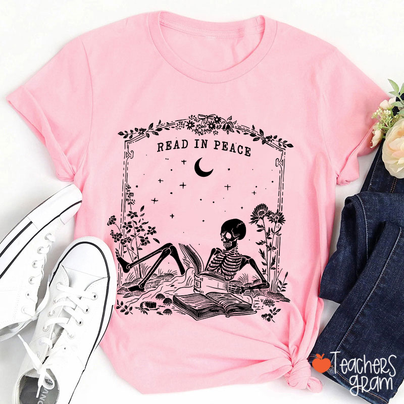 Read In Peace Ghost Teacher T-Shirt