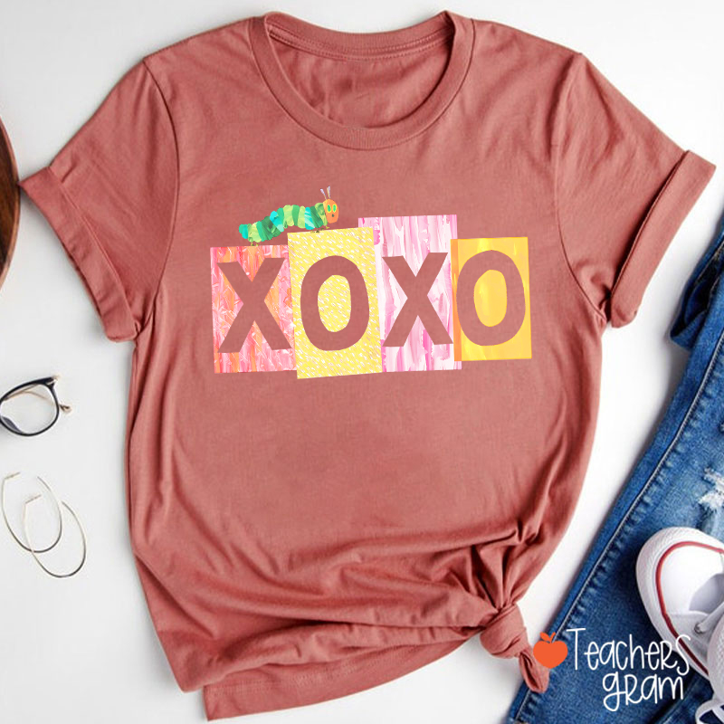 Xoxo Caterpillar Teacher T-Shirt
