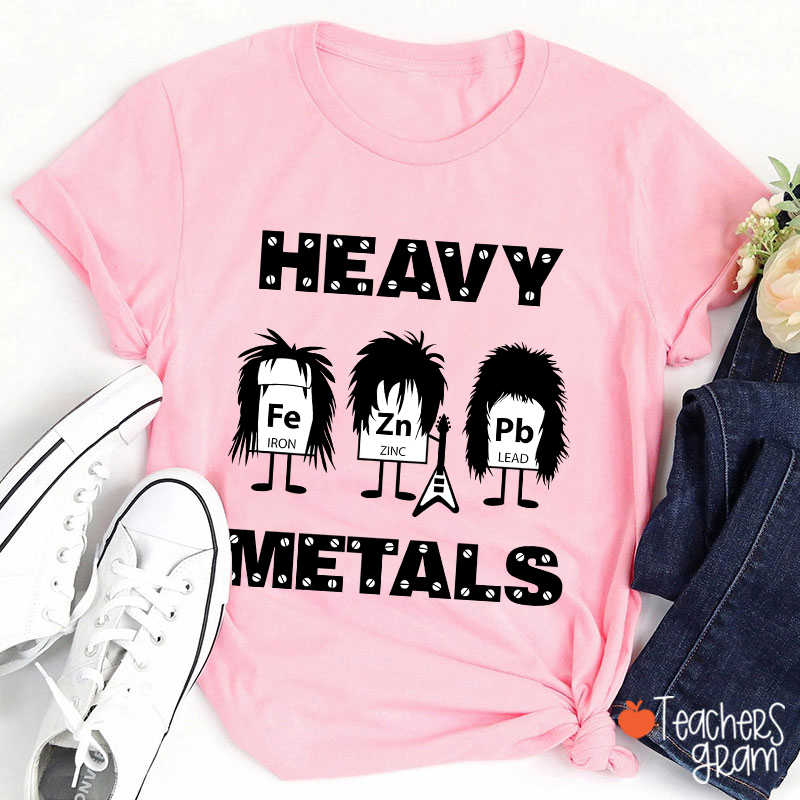 Funny Science Heavy Metals Teacher T-Shirt