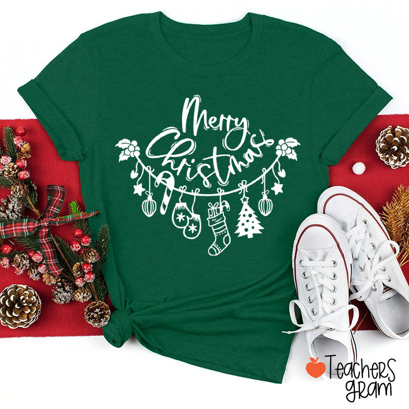 Merry Christmas Teacher T-Shirt
