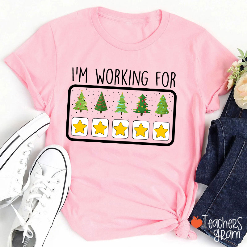 I'm Working For Christmas Break Teacher T-Shirt