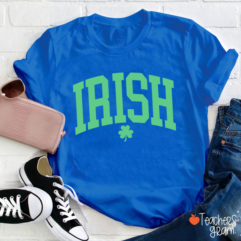 Irish Shamrock St Patricks Day Teacher T-Shirt