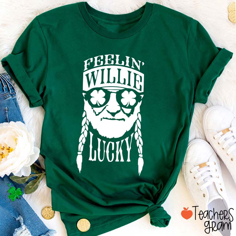 Feelin' Really Lucky Teacher T-Shirt