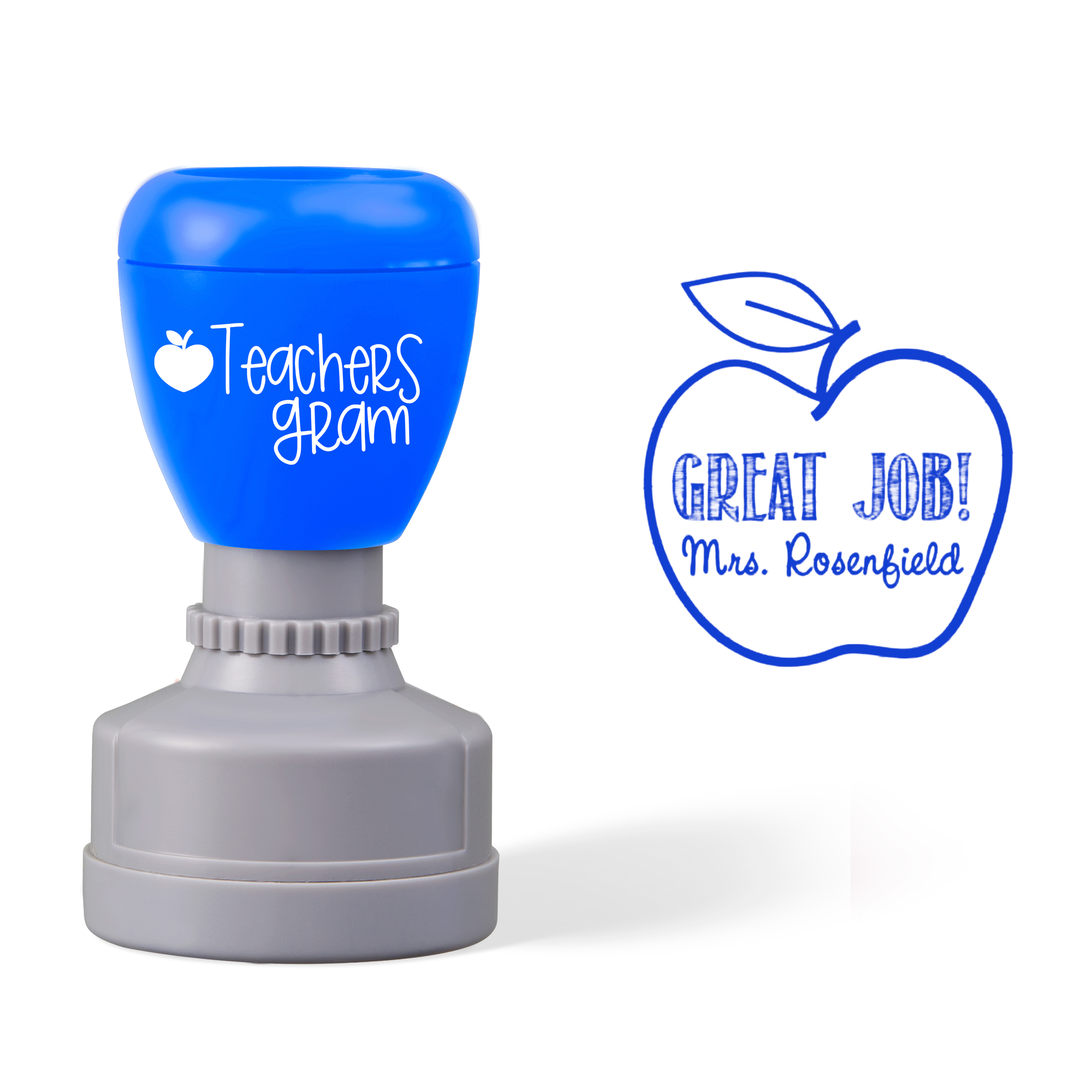 Personalized Name Great Job Teacher Stamp
