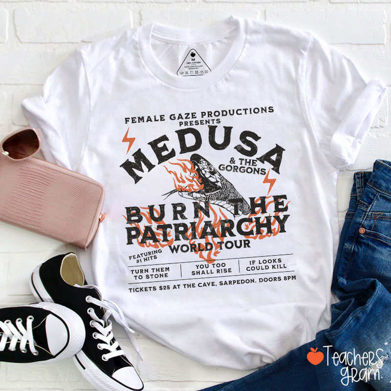 Female Gaze Productions Medusa Teacher T-Shirt