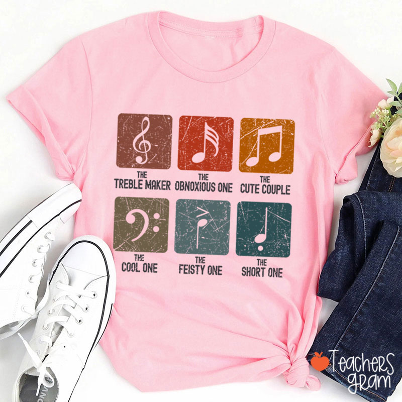 The Treble Maker The Obnoxious One Funny Music Teacher T-Shirt