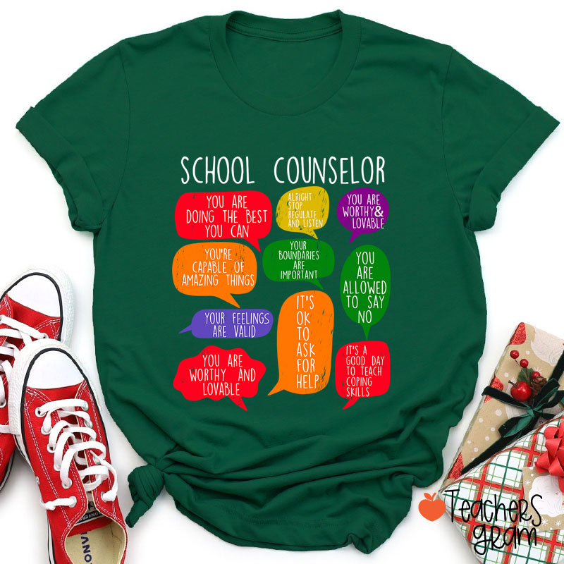 School Counselor Teacher T-Shirt