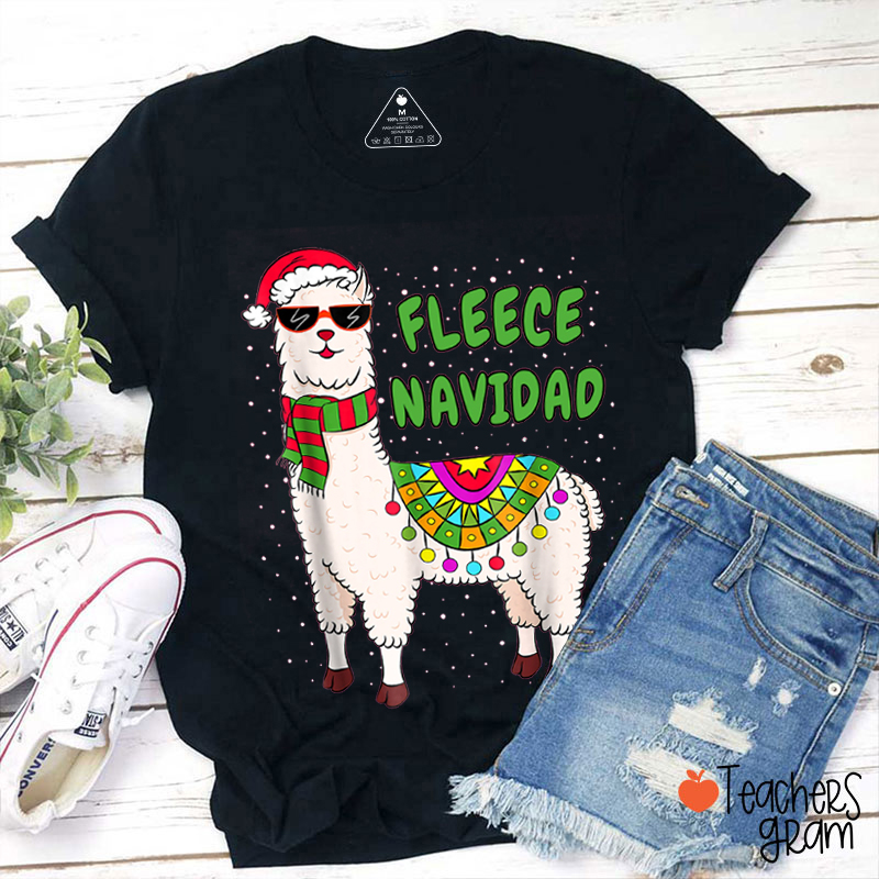 Fleece Navidad Spanish Teacher T-Shirt