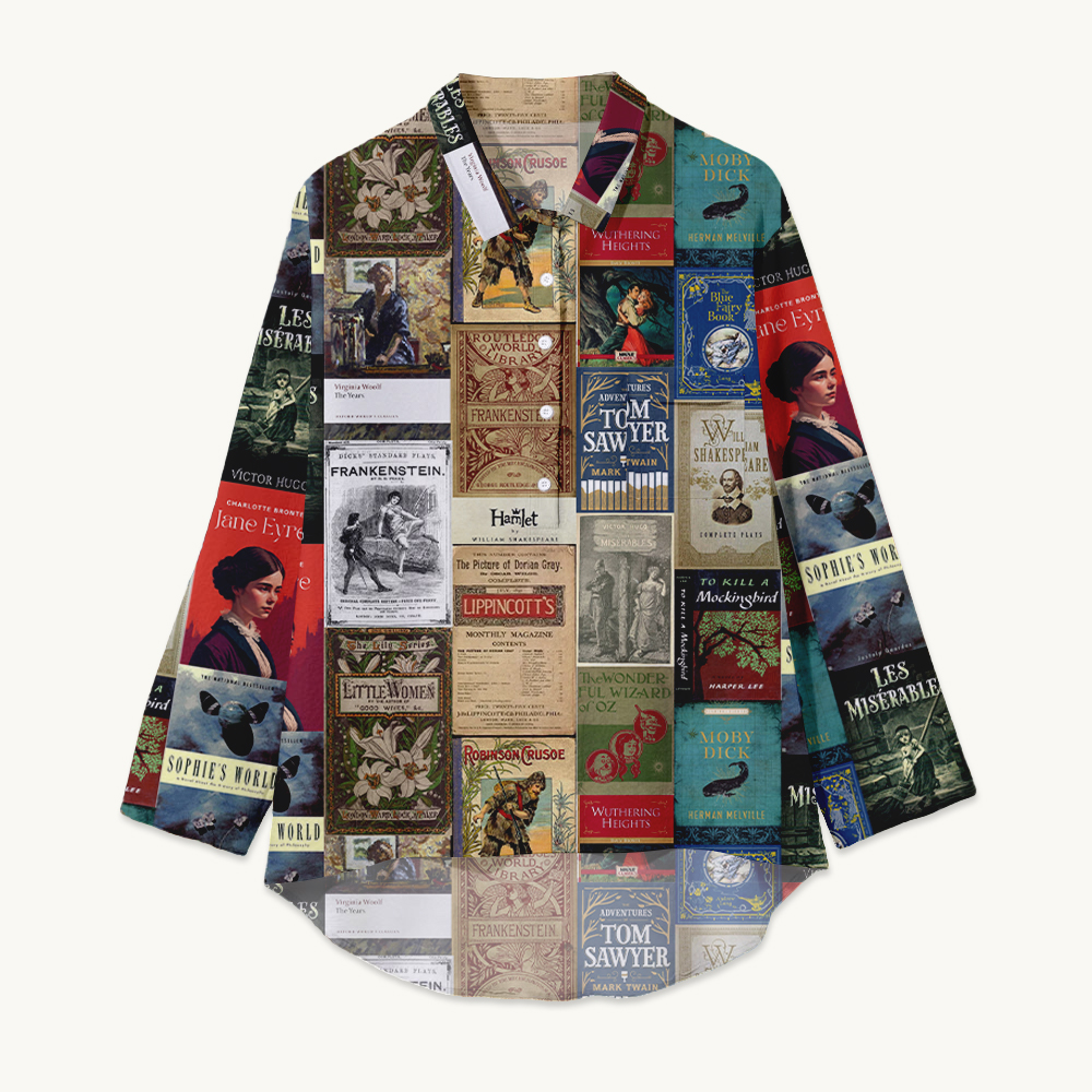 Masterpiece Literature Teacher Crinkle Fabric Shirt