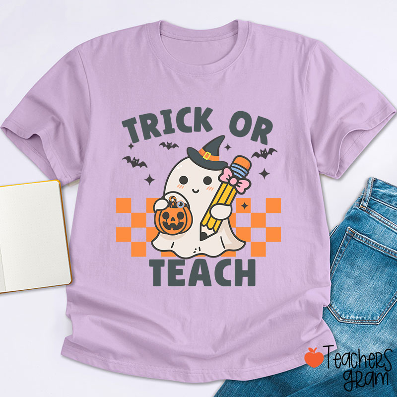Halloween Trick Or Teach Teacher T-Shirt