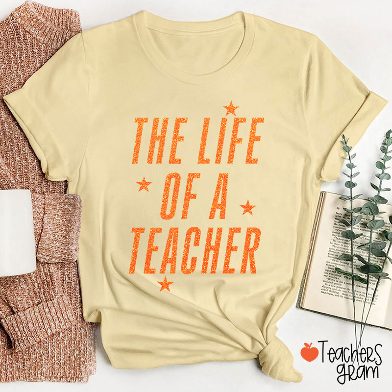 Personalized Comfort Colors The Life Of A Teacher T-Shirt