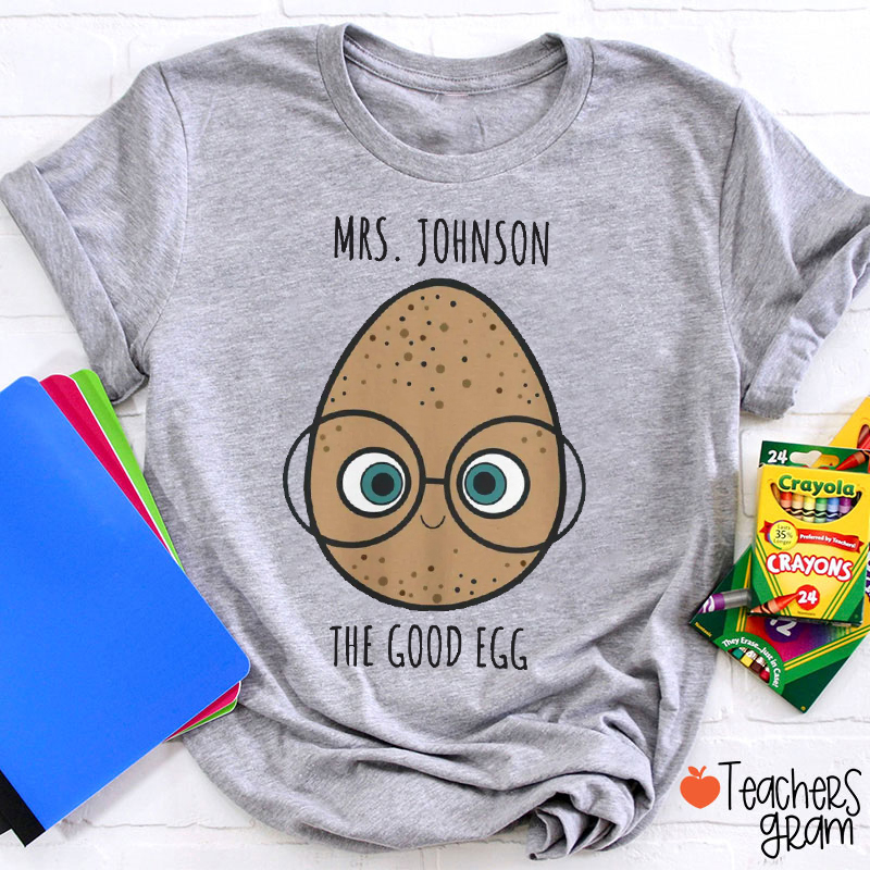 Personalized Name Book Character Teacher T-Shirt