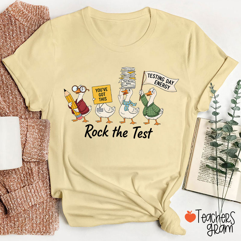 You've Got This Testing Day Energy Rock The Test Teacher T-Shirt