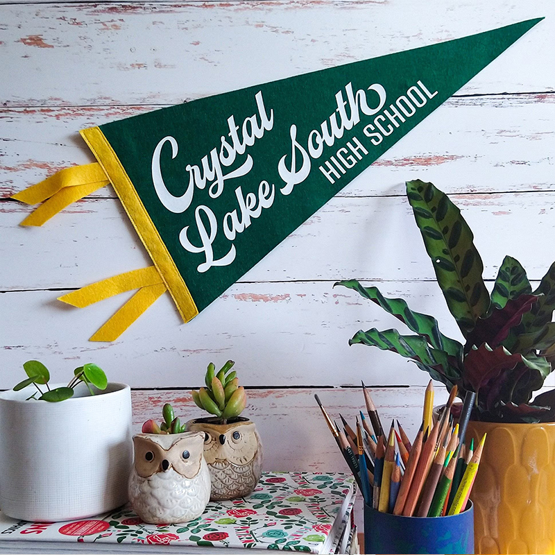 Personalized School Spirit Felt Pennant