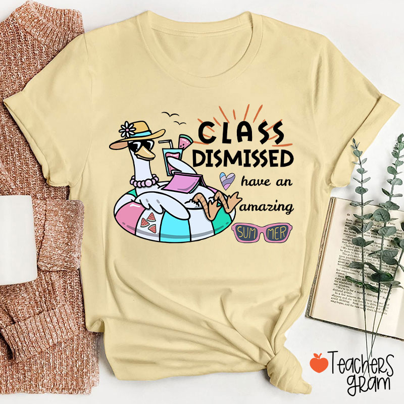 Class Dismissed Have An Amazing Summer Teacher T-Shirt