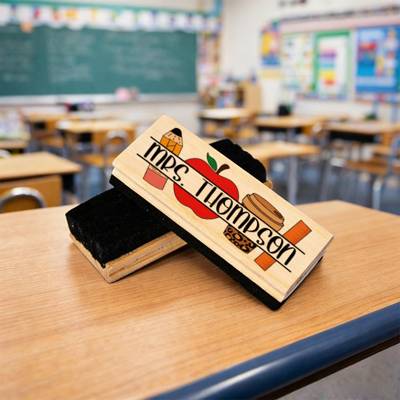 Personalized Name Teacher Whiteboard Eraser