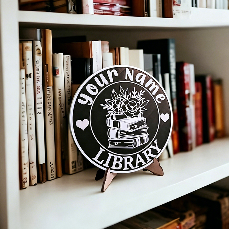 Personalized Name 3D Printed Bookshelf