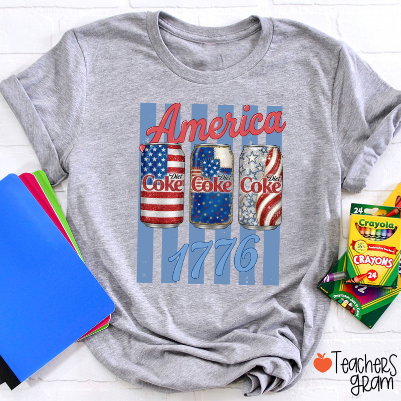 America 1776 Coke Teacher T-Shirt