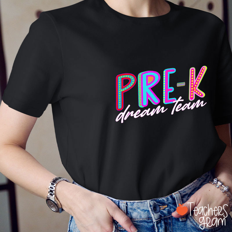 Personalized Grade Light Strip Fluorescent Colorful Teacher T-Shirt