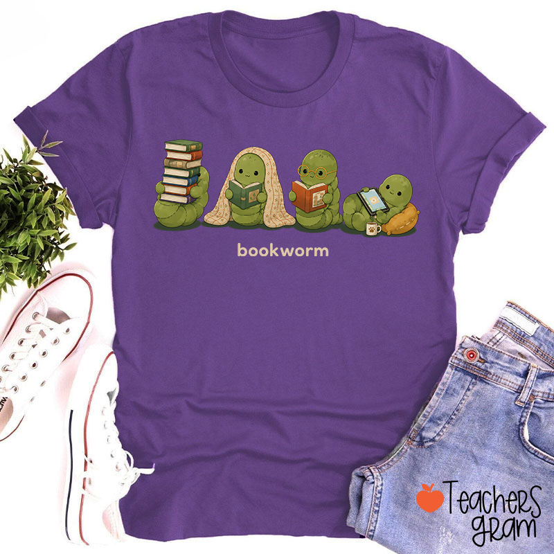 Bookworm Teacher T-Shirt