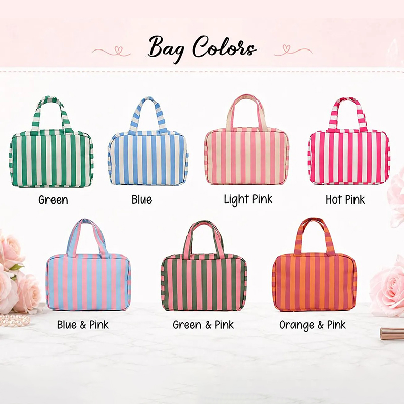 Personalized Name Expandable Hanging Travel Teacher Makeup Bag