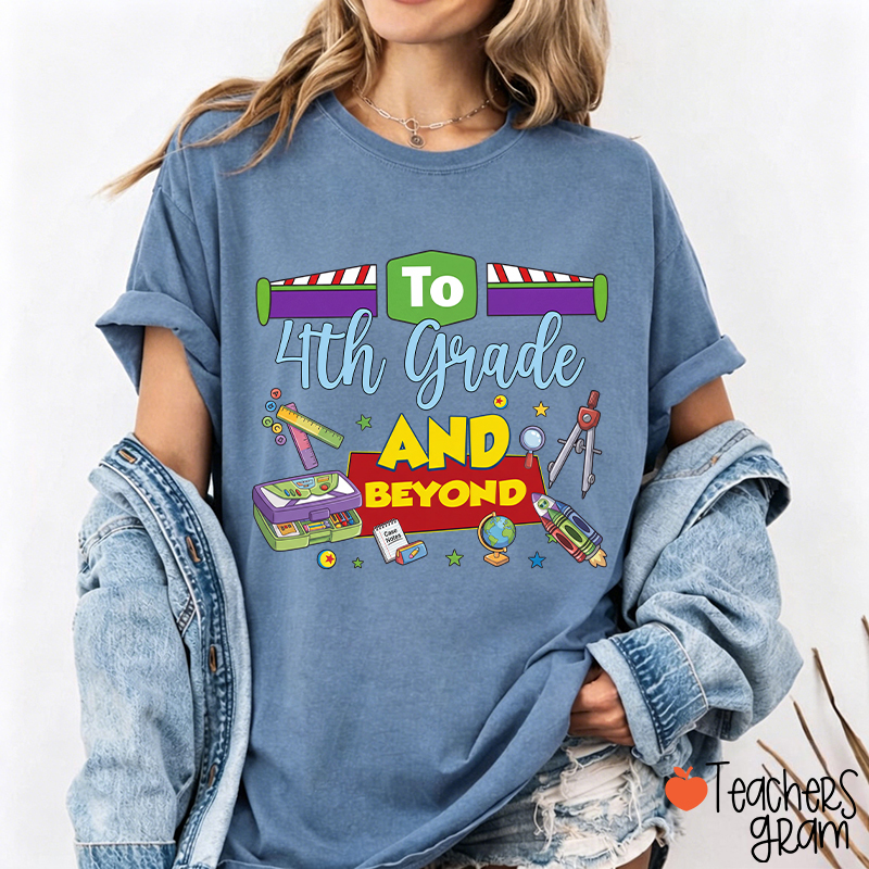 Personalized Grade Teacher Story Beyond Teacher T-Shirt